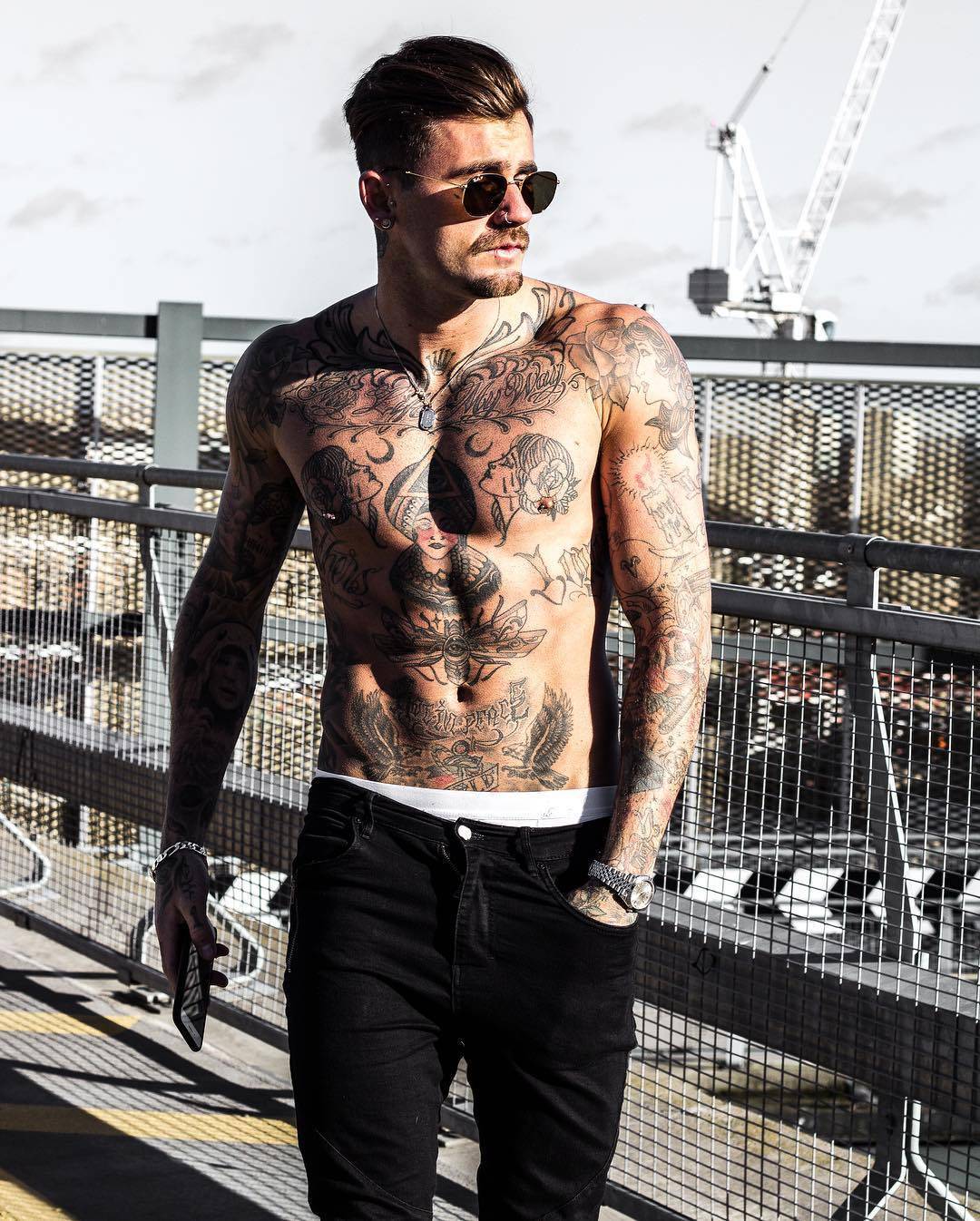 Tattoo model Chris Perceval | Sydney, Australia | iNKPPL