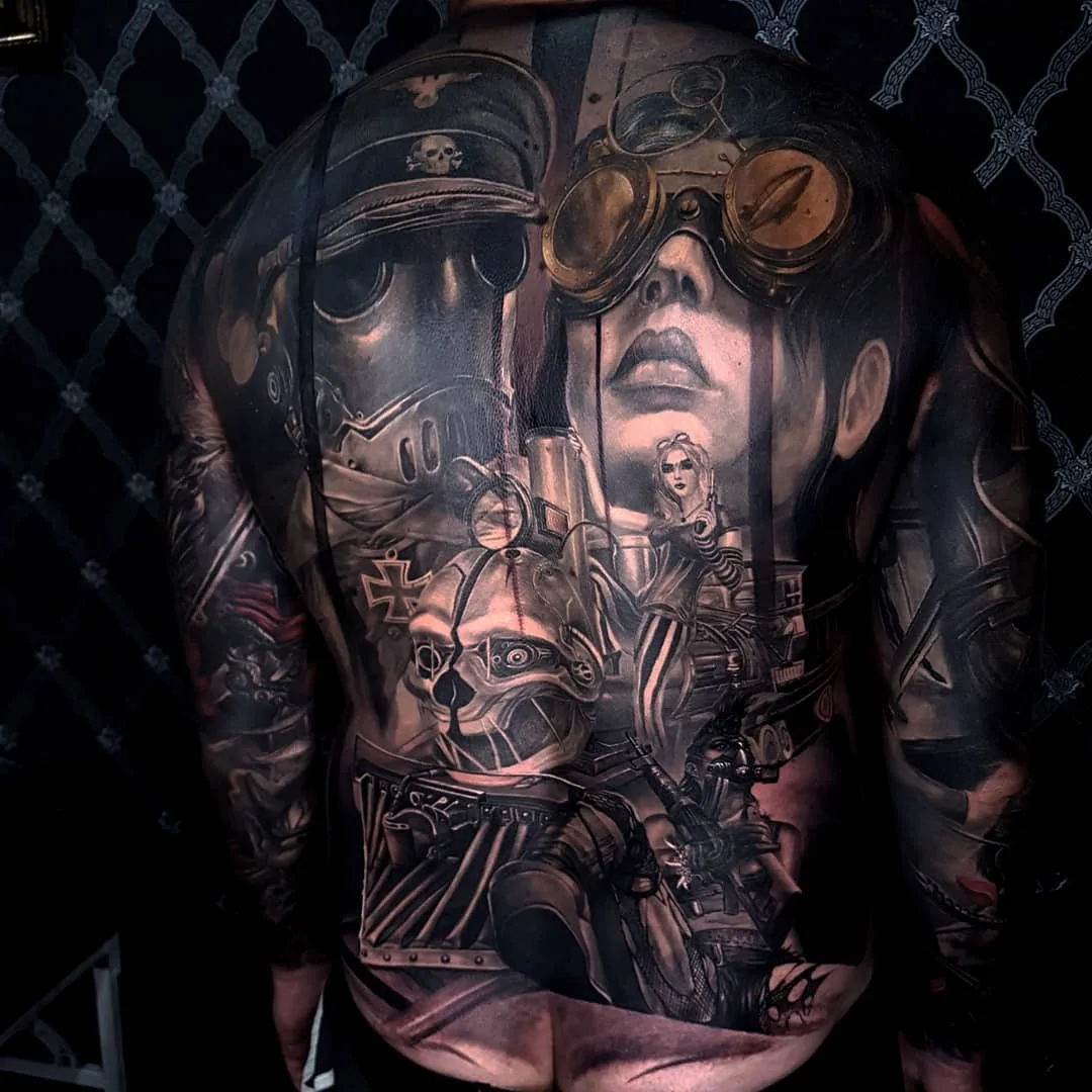 Tattoo artist Akbar ATA Tawakkal, authors style realistic tattoo, surrealism art | Indonesia, Bali