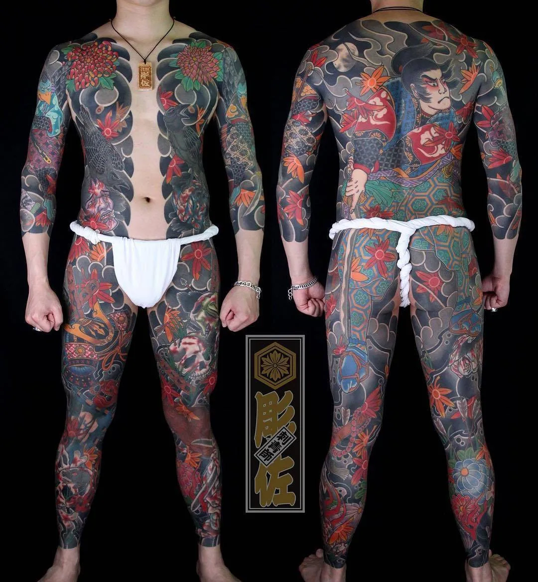 Tatuagem artista Diao Zuo, cor tradicional oriental japonesa | Taiwan