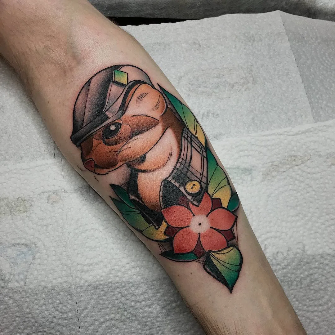 Artista de tatuagem Sasha Akulov, tatuagem colorida neo tradicional, nova escola | Rússia