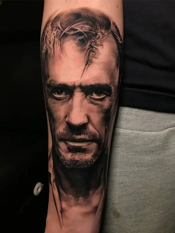 male black and grey realism Tatuagem em forearm #23283 | Tatuador Zhang Po
