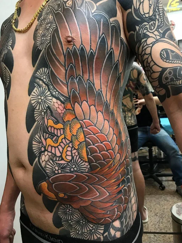 male color japanese 纹身 在 chest #22794 | 纹身师 Diao Zuo