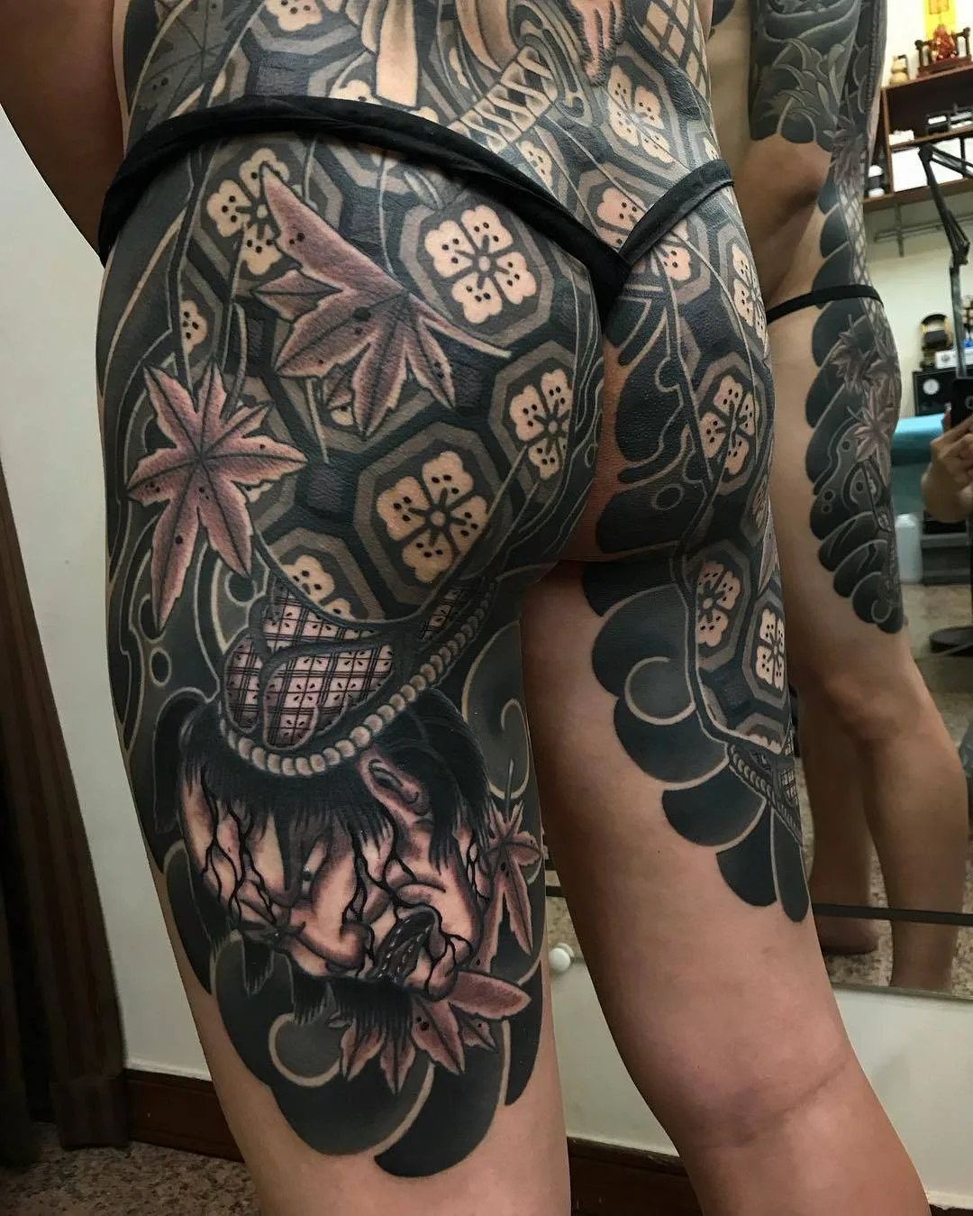Tatuagem artista Diao Zuo, cor tradicional oriental japonesa | Taiwan