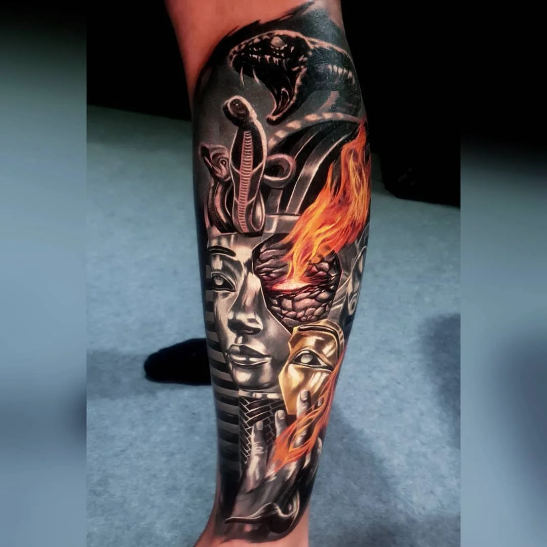 Tattoo artist Akbar ATA Tawakkal, authors style realistic tattoo, surrealism art | Indonesia, Bali