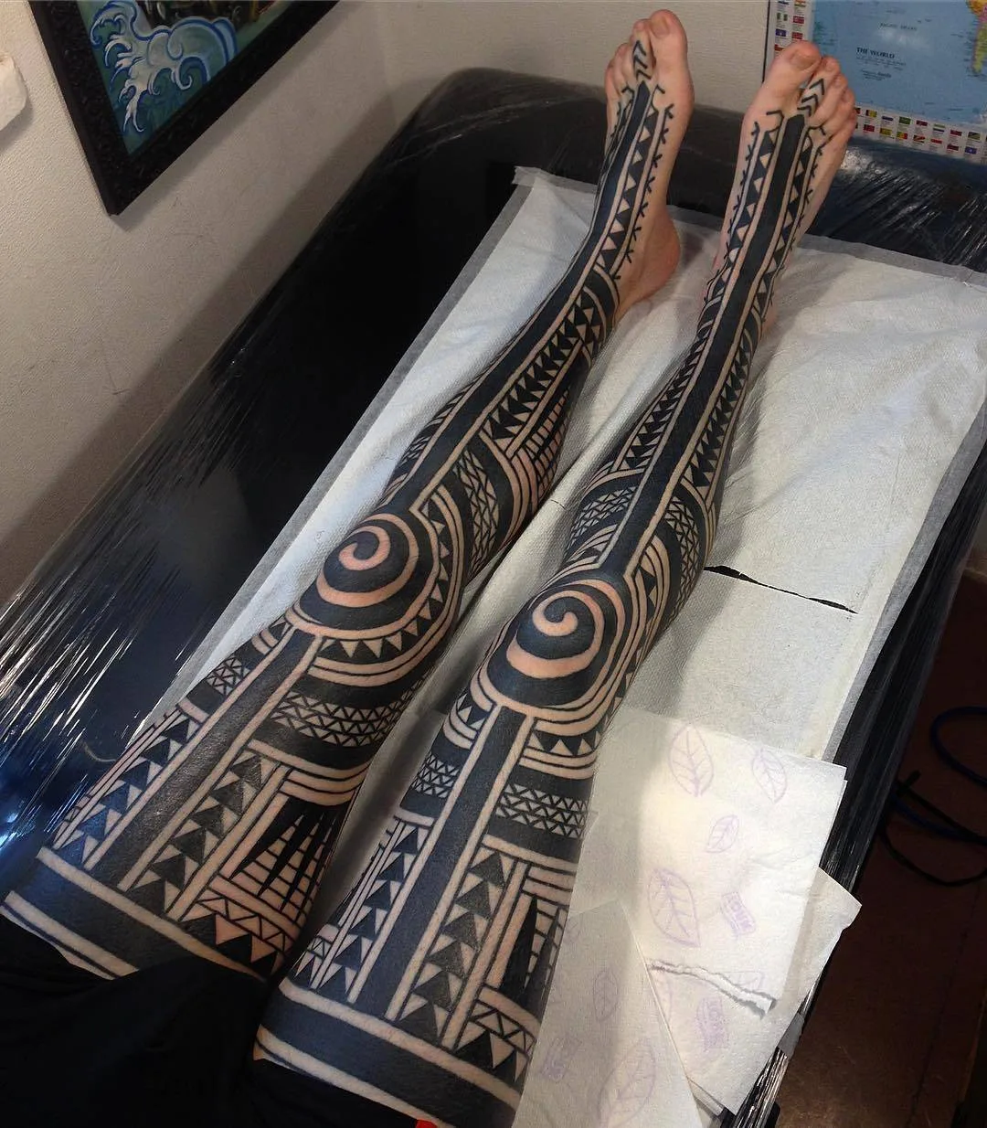 Tattoo artist Aivaras Lee, black authors style ornamental tattoo | Lithuania