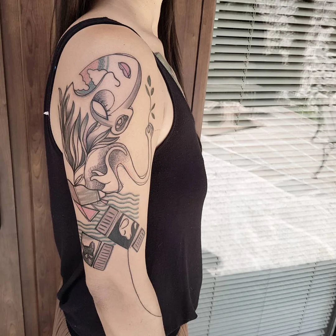 Tattoo artist Matteo Cascetti, exclusive interview, authors style modern tattoo | Italy