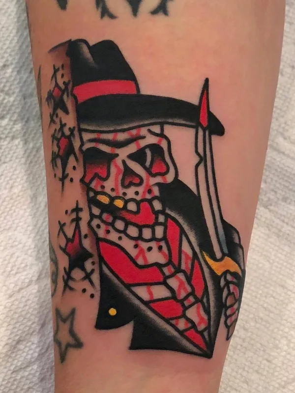 color traditional Tatuaggio su forearm #23560 | Tatuatore Akira Latanzio
