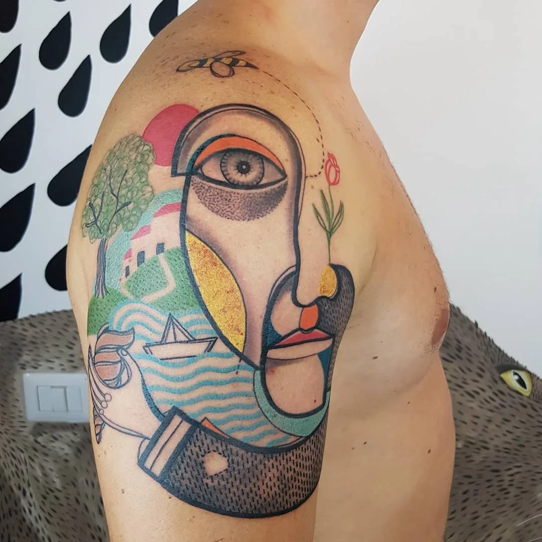 Tattoo artist Matteo Cascetti, exclusive interview, authors style modern tattoo | Italy