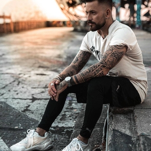 🔥 Горячие фото, портфолио модели  #24140 Тату модель Patrick Dos Santos Aveiro