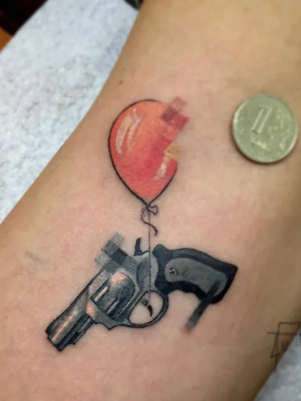 color illustrative 纹身 在 forearm #23475 | 纹身师 Лёша Лауз