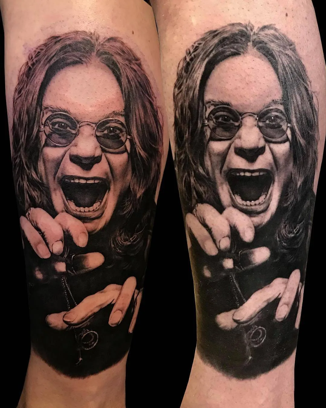 Tattoo artist Zhang Po, color and black&grey portrait tattoo realism | USA