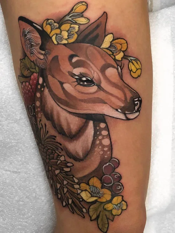 color illustrative Tatuaggio su forearm #23407 | Tatuatore Marty Early
