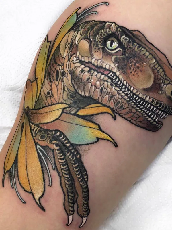 color illustrative Tatuaggio su forearm #23405 | Tatuatore Marty Early