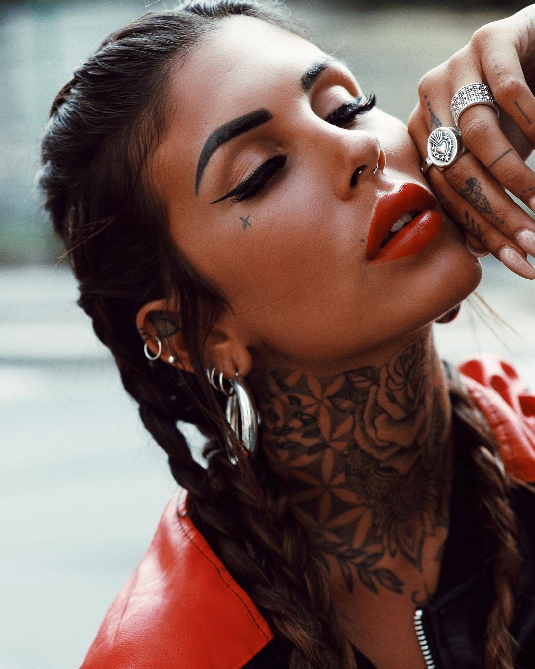 Тату модель Giada Longo, татуированная фото-модель, фото татуировок для девушек | Италия