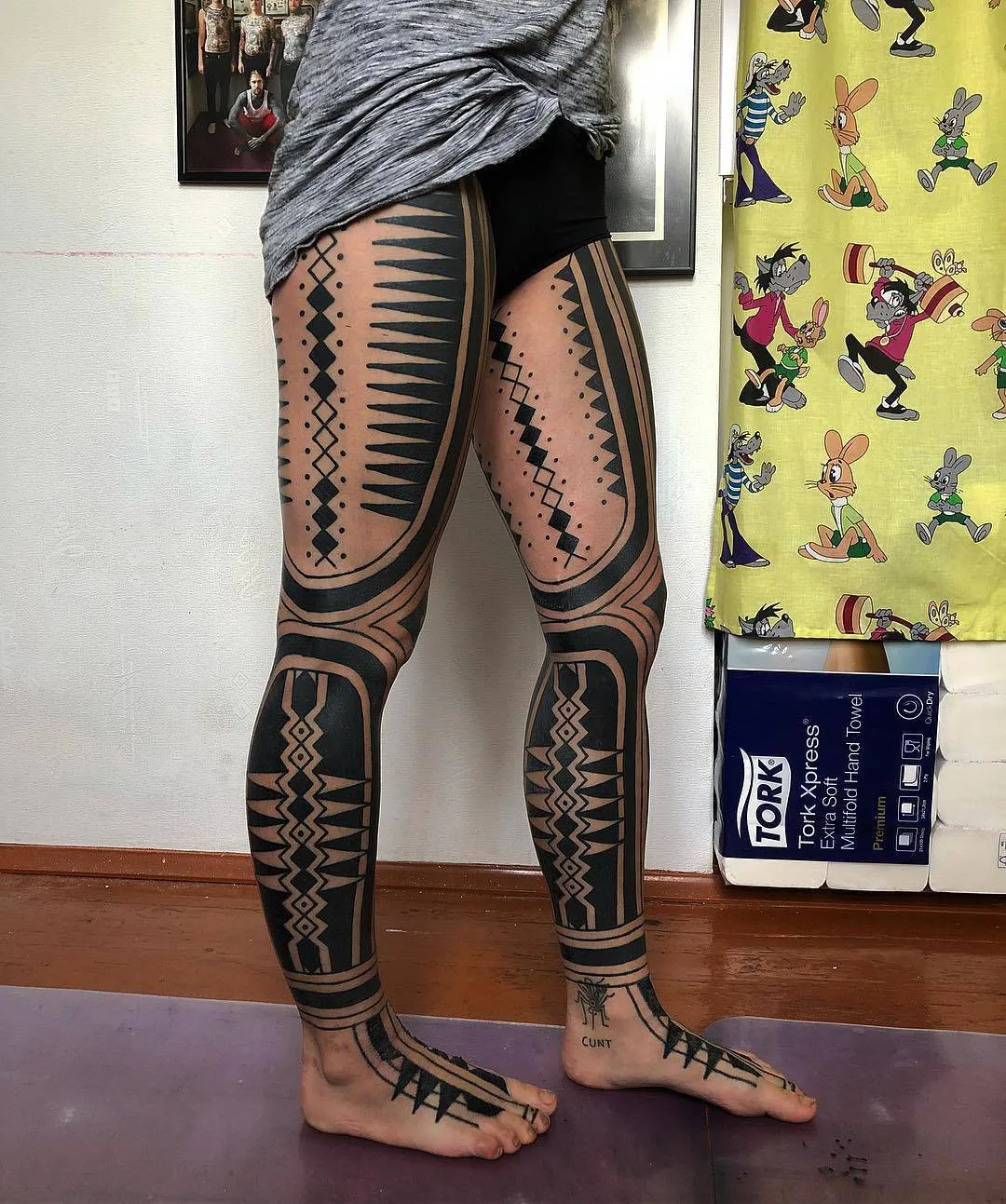 Tattoo artist Aivaras Lee, black authors style ornamental tattoo | Lithuania
