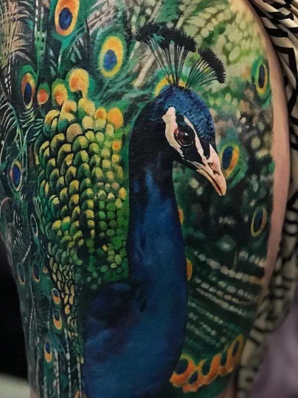 color realism Tatuagem em shoulder #23280 | Tatuador Zhang Po
