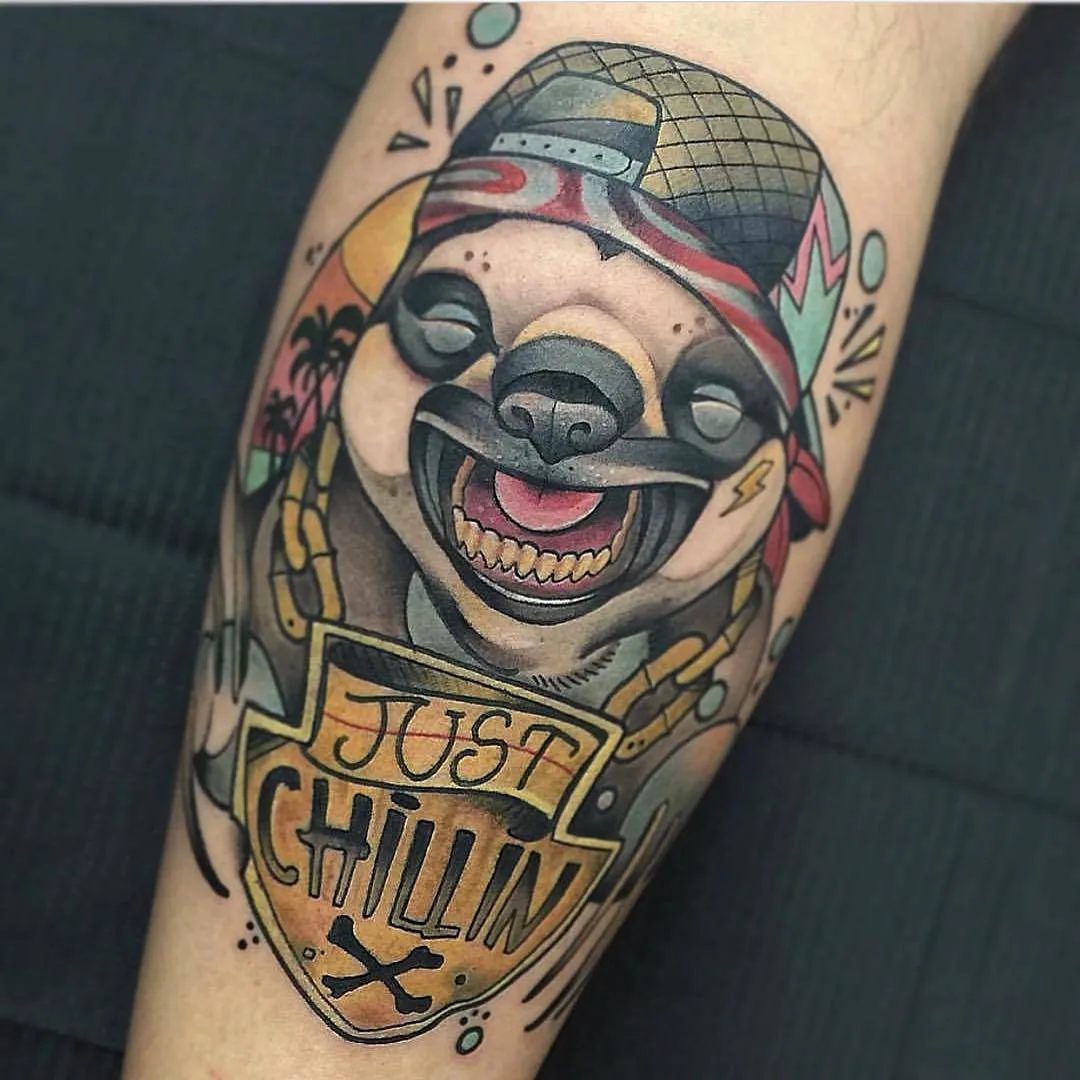 Tattoo artist Guindero, color new school neo traditional tattoo | Spain