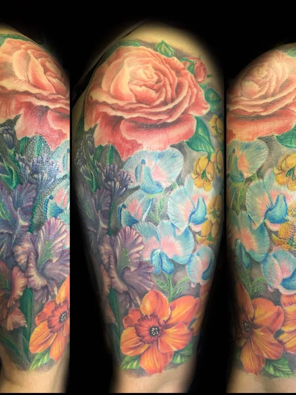 color realism 타투 부위 full sleeve #23854 | 타투이스트 Megan Wood