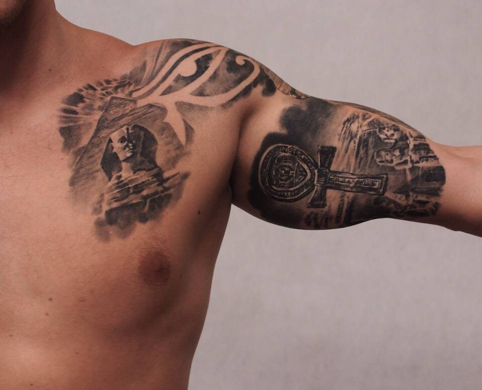 St Benedict Linework   Done  Ann Savage Tattoo Studio  Facebook