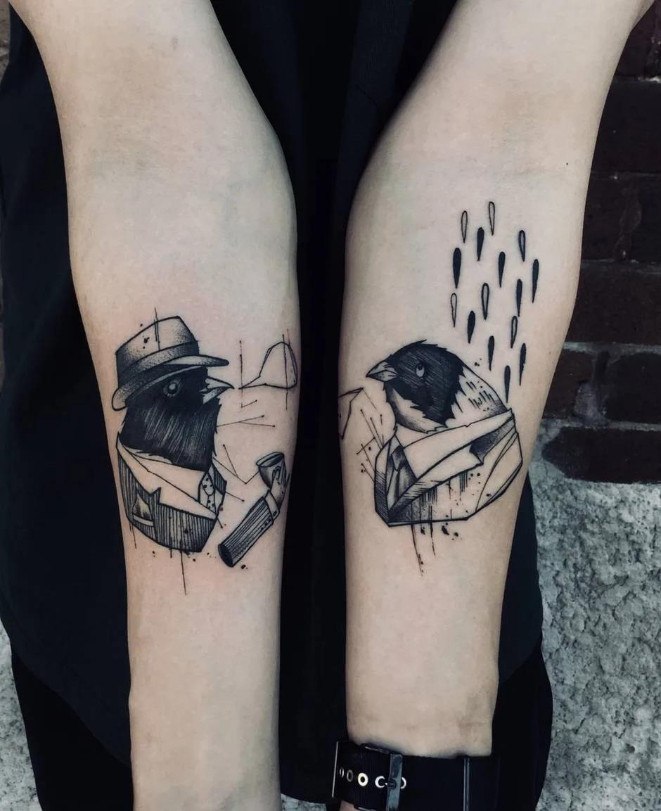 Tattoo artist Filip Fabian, watercolor, dotwork, linework tattoo | Prague, Czech Republic