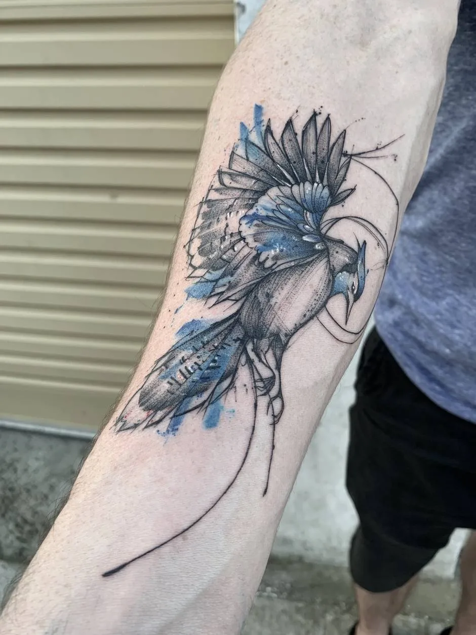 Tattoo artist Filip Fabian, watercolor, dotwork, linework tattoo | Prague, Czech Republic