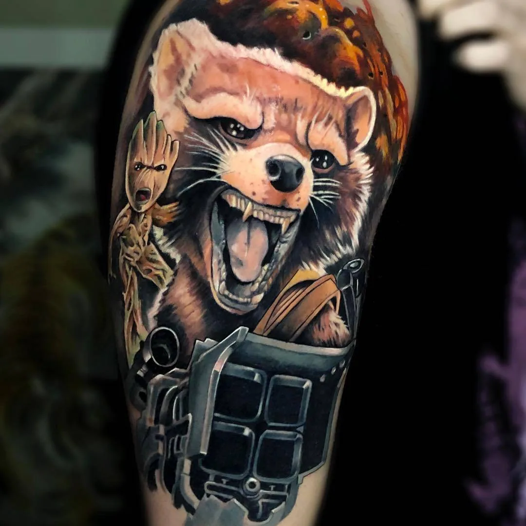 Artista de tatuagem Rober Villanueva, nova escola, tatuagem de realismo | Espanha
