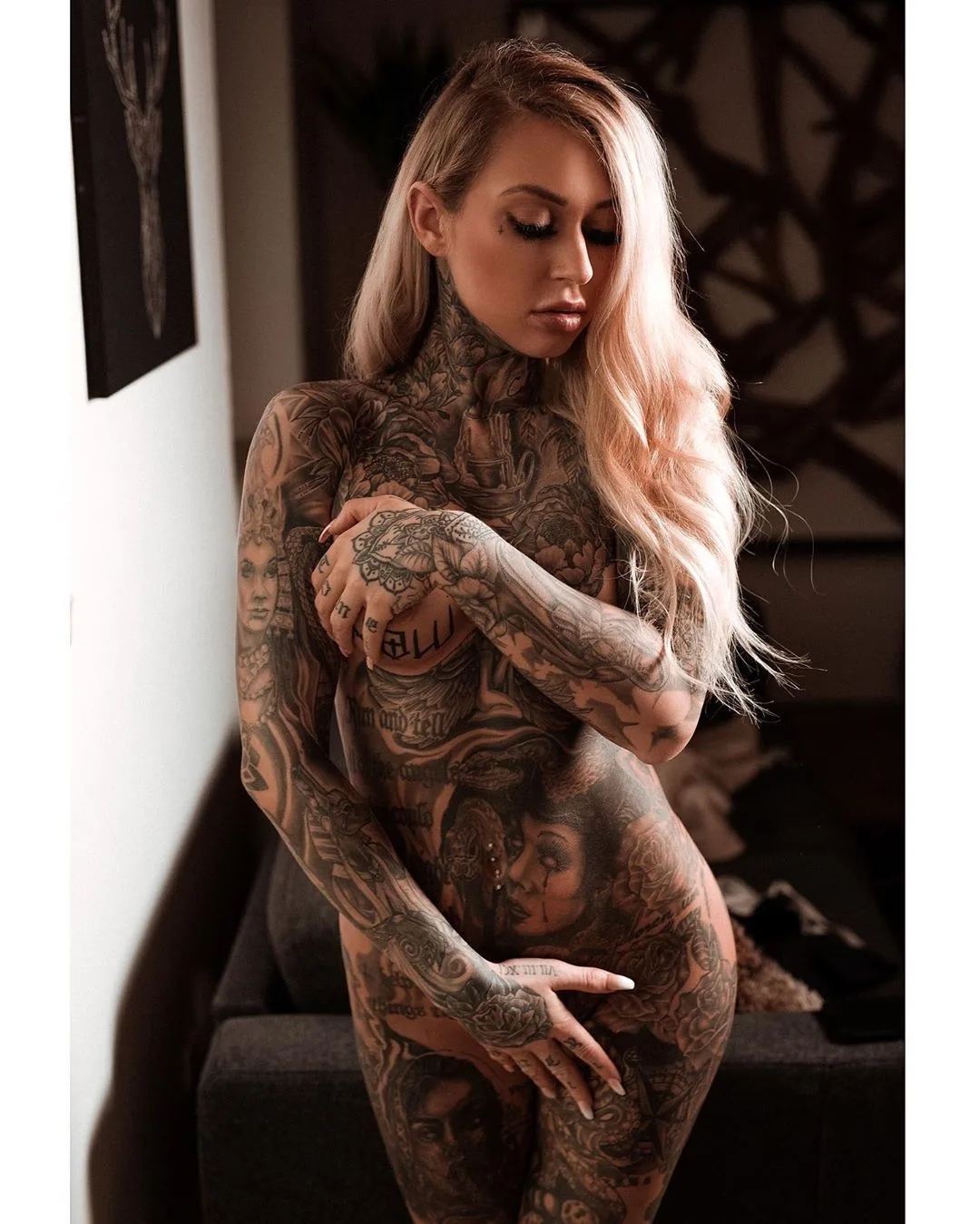 Modello tedesco tatuato Daniela (inked_dani). Modello alternativo. Ragazza tatuata | Germania