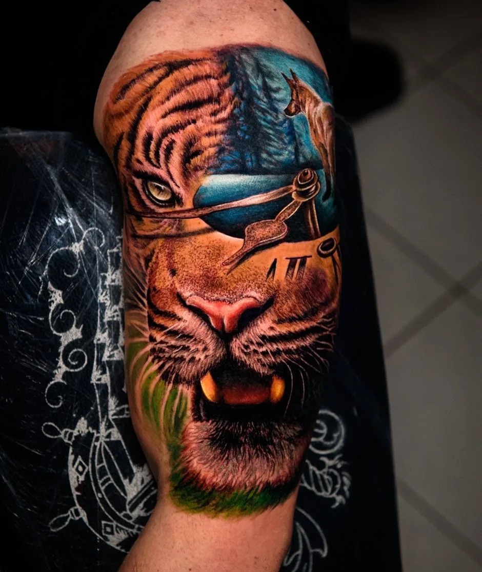 Color tattoo realism by Lena Diamanti | Greece Color tattoo realism by Lena Diamanti | Greece