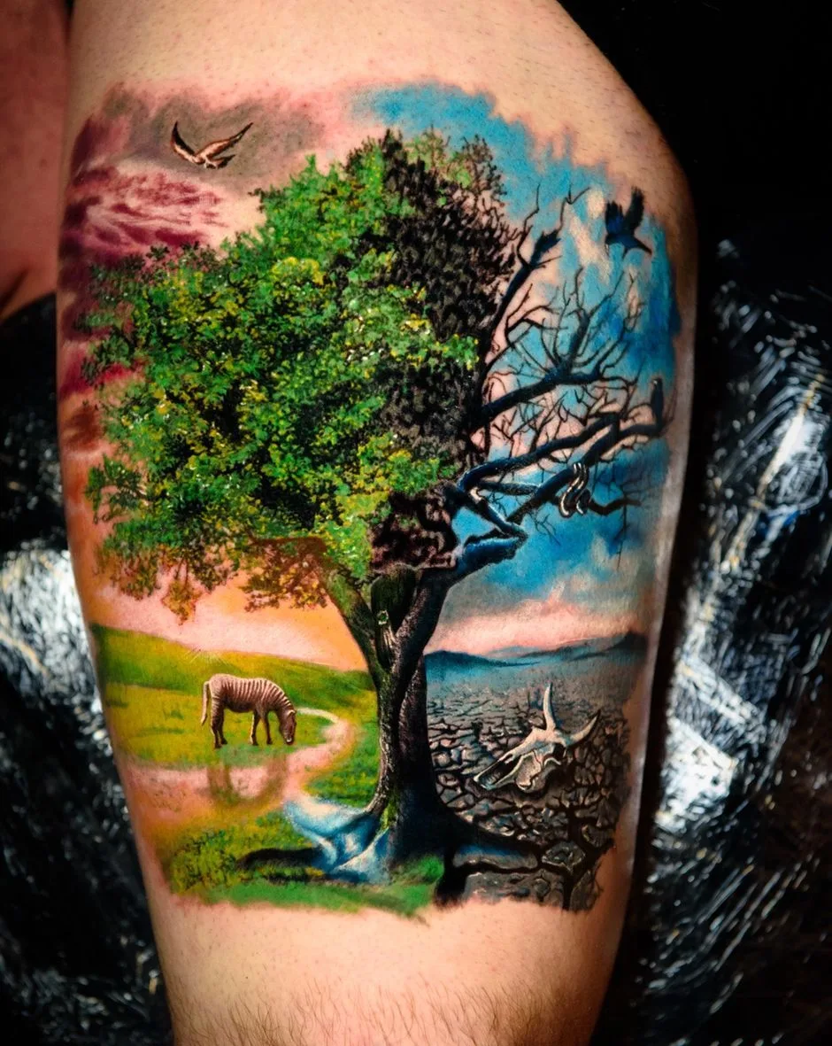 Color tattoo realism by Lena Diamanti | Greece Color tattoo realism by Lena Diamanti | Greece