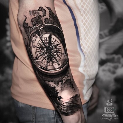 Тату эскиз #37104 Тату мастер Aleksandr Ahmertdinov