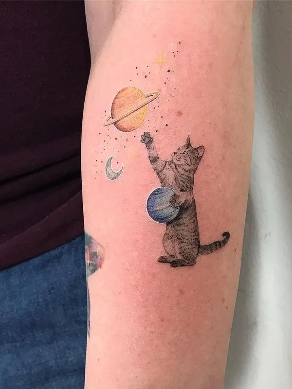 color illustrative 纹身 在 forearm #41785 | 纹身师 Hernan Giamberardino