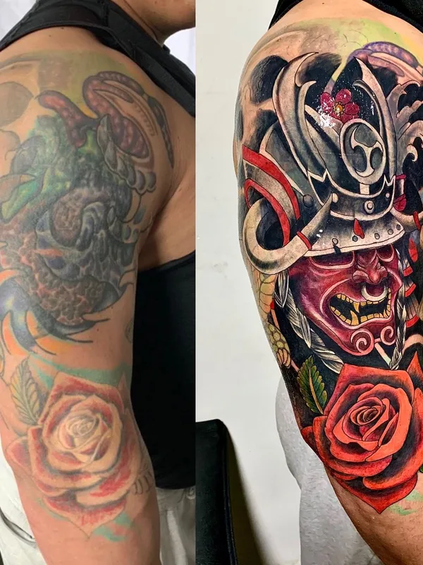 male color japanese tattoo auf full sleeve #42024 | Tätowierer Stevens Mosquera