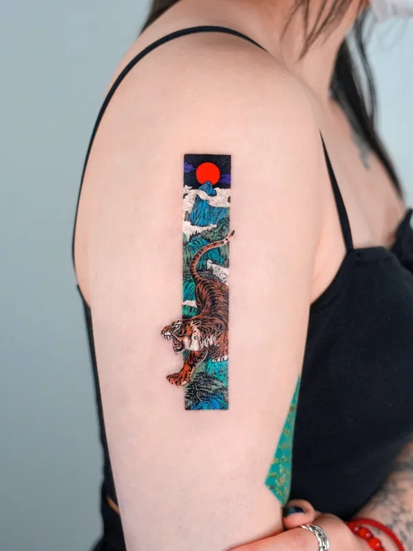 female color japanese Tatuaggio su upper arm #58199 | Tatuatore EQ tattoo