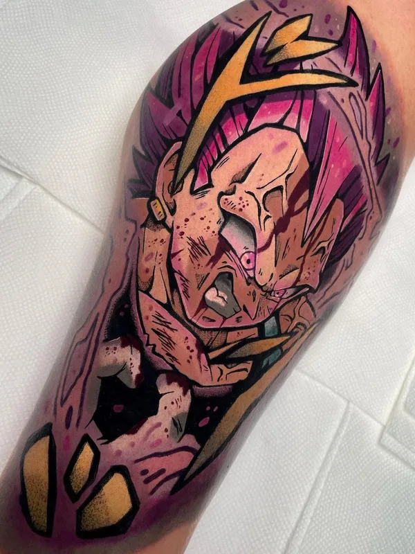 color anime tatuaje en forearm #58212 | Tatuador Chris House