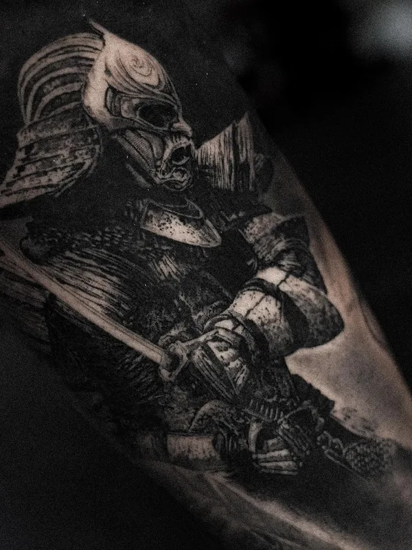 black and grey black and grey tattoo on forearm #58531 | Tattoo Artist Hyeongho Jackson Choi