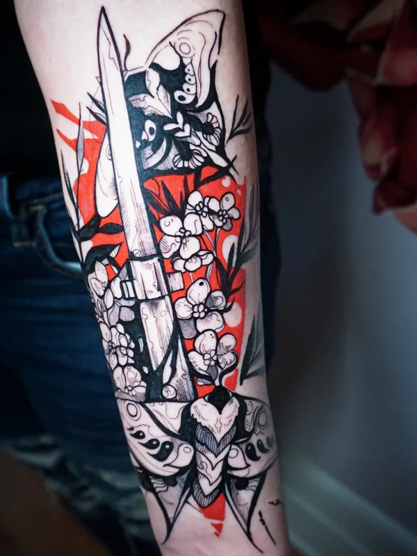 color illustrative tattoo on forearm #72912 | Tattoo Artist Ralkinz