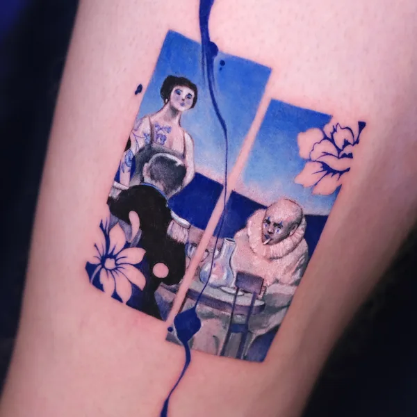 Fine Line tattoo by Tatuaggi di porcellana in Roma