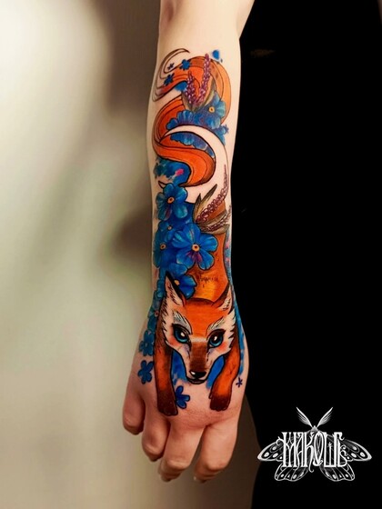 Тату эскиз #73046 Тату мастер Polina Alekseevna Mironenko