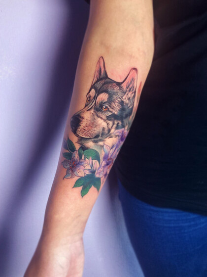 Тату эскиз #73060 Тату мастер Polina Alekseevna Mironenko