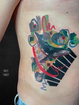Watercolor tattoo