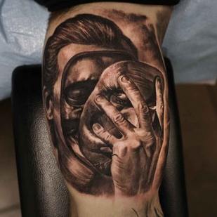 татуировка #1743 | Тату мастер Dongkyu Lee (Qtattoo)