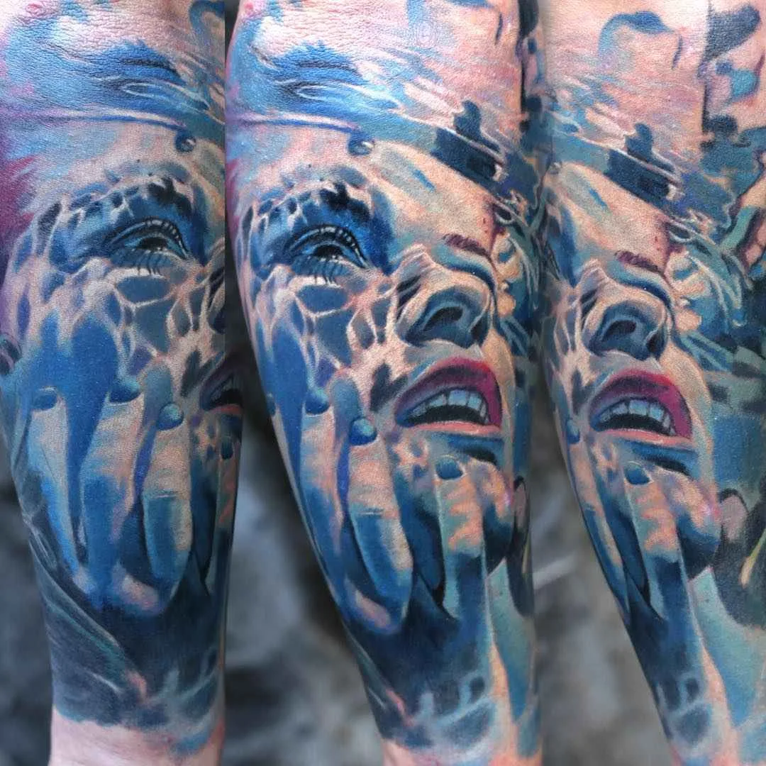 Qtattoo (Dongkyu Lee) realism tattoo artist | Qtattoo (Dongkyu Lee) тату реализм