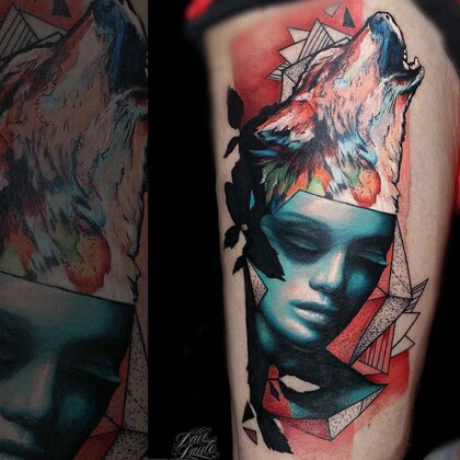 Тату эскиз #2197 Тату мастер Dave Paulo