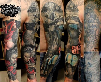 Тату эскиз #2439 Тату мастер Ilya Fominyh