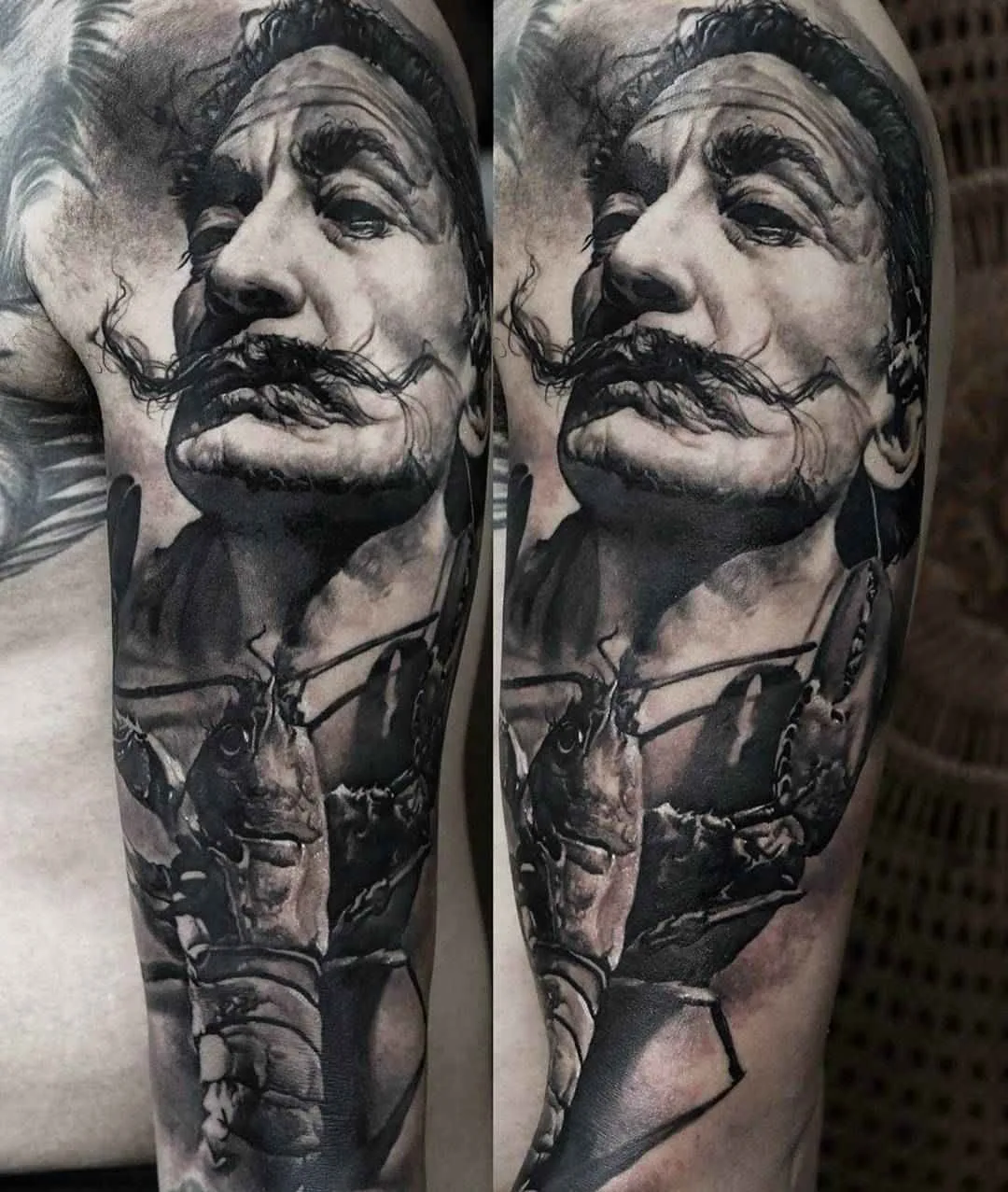 realism tattoo artist Domantas Parvainis | 写实纹身艺术家 Domantas Parvainis 黑白与彩色写实纹身