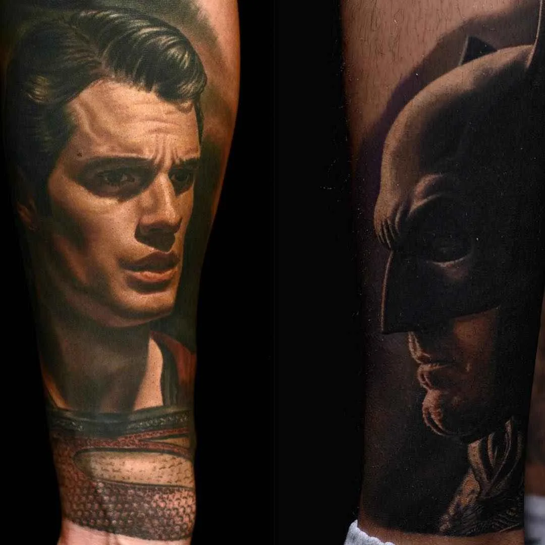 Tattoo artist Nikko Hurtado, authors color portrait realism tattoo | USA