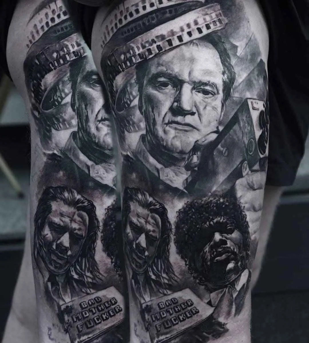 realism tattoo artist Domantas Parvainis | 写实纹身艺术家 Domantas Parvainis 黑白与彩色写实纹身
