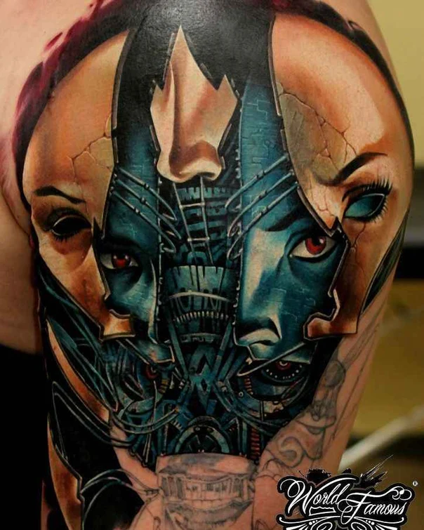 Биомеханика Face, Robot tattoo на Дельта