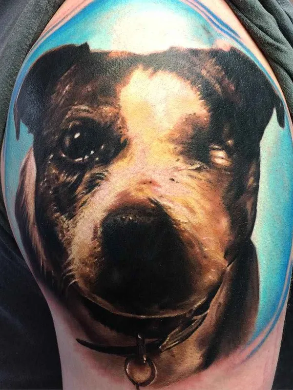 color realism tattoo on shoulder #1650 | Tattoo Artist Max Pniewski