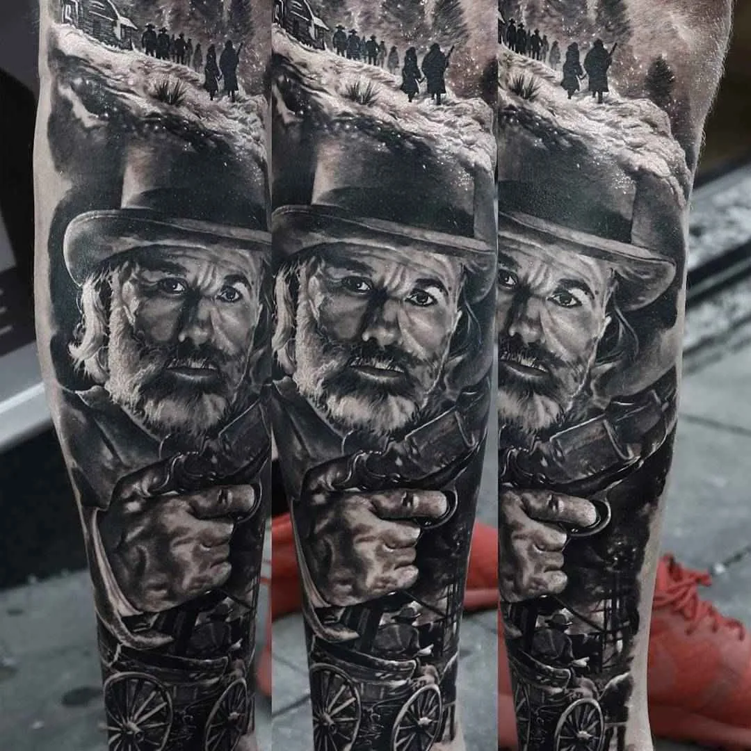 realism tattoo artist Domantas Parvainis | 写实纹身艺术家 Domantas Parvainis 黑白与彩色写实纹身